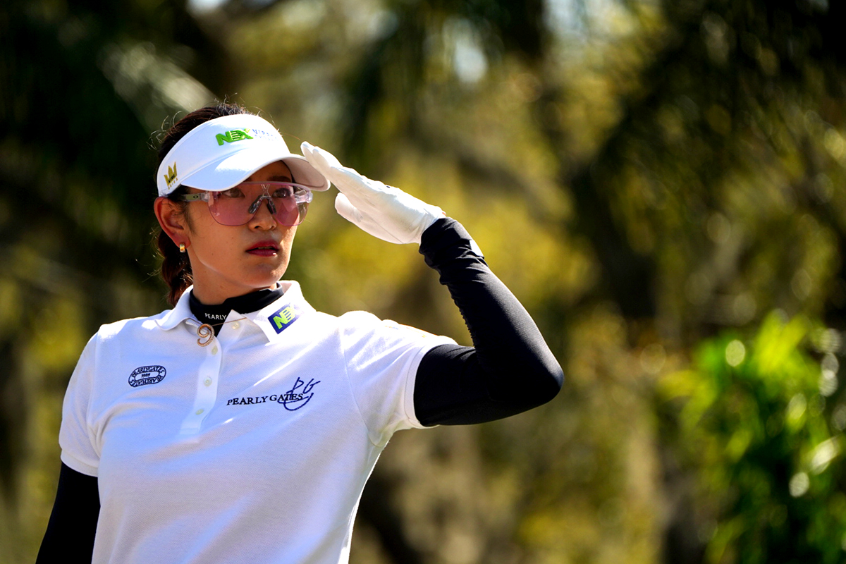 米下部ツアー初優勝を逃した原英莉花※撮影は3月「セントラルフロリダ選手権」
