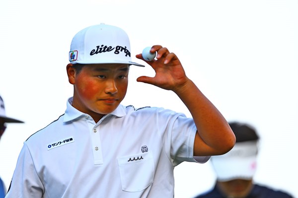 14歳の加藤金次郎が64位発進。強風の和合で粘りを見せた (C)JGTOimages