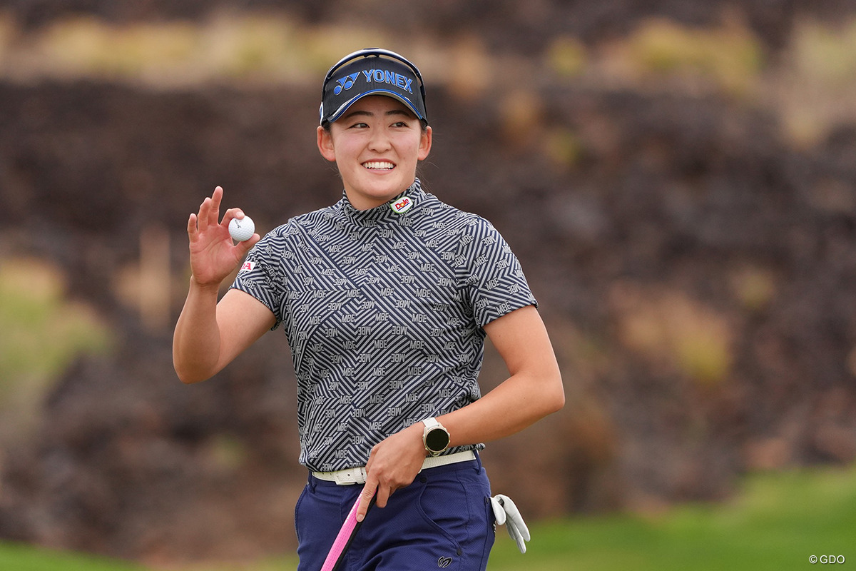 岩井千怜は初日2アンダーで滑り出した