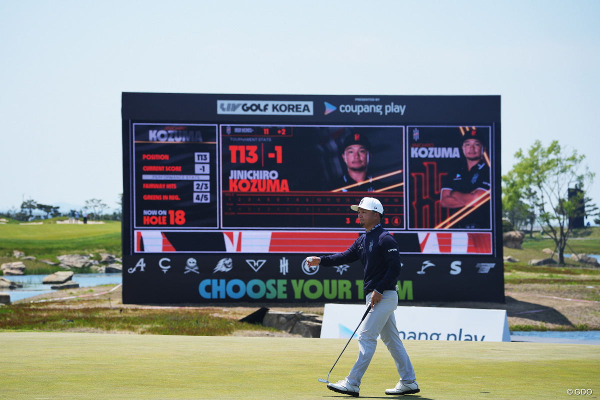 18番でバーディ