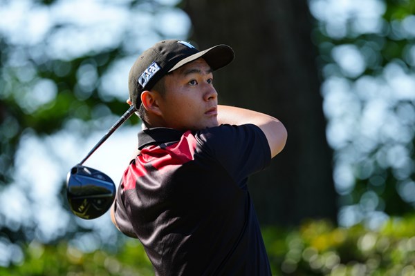 アマ中野麟太朗は12位で決勝ラウンドへ (C)JGTOimages ※撮影は大会2日目