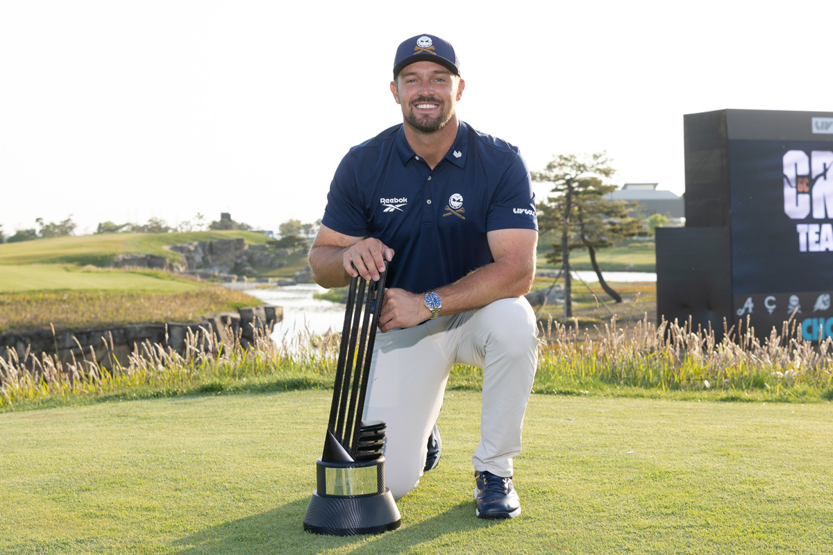 初の韓国大会で2年ぶりの優勝を遂げたブライソン・デシャンボー(Chris Trotman/LIV Golf)