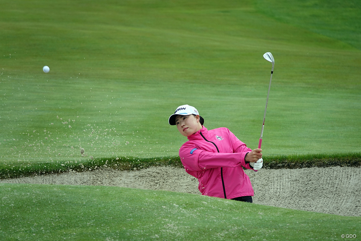 土砂ぶりの中で18ホールを回った