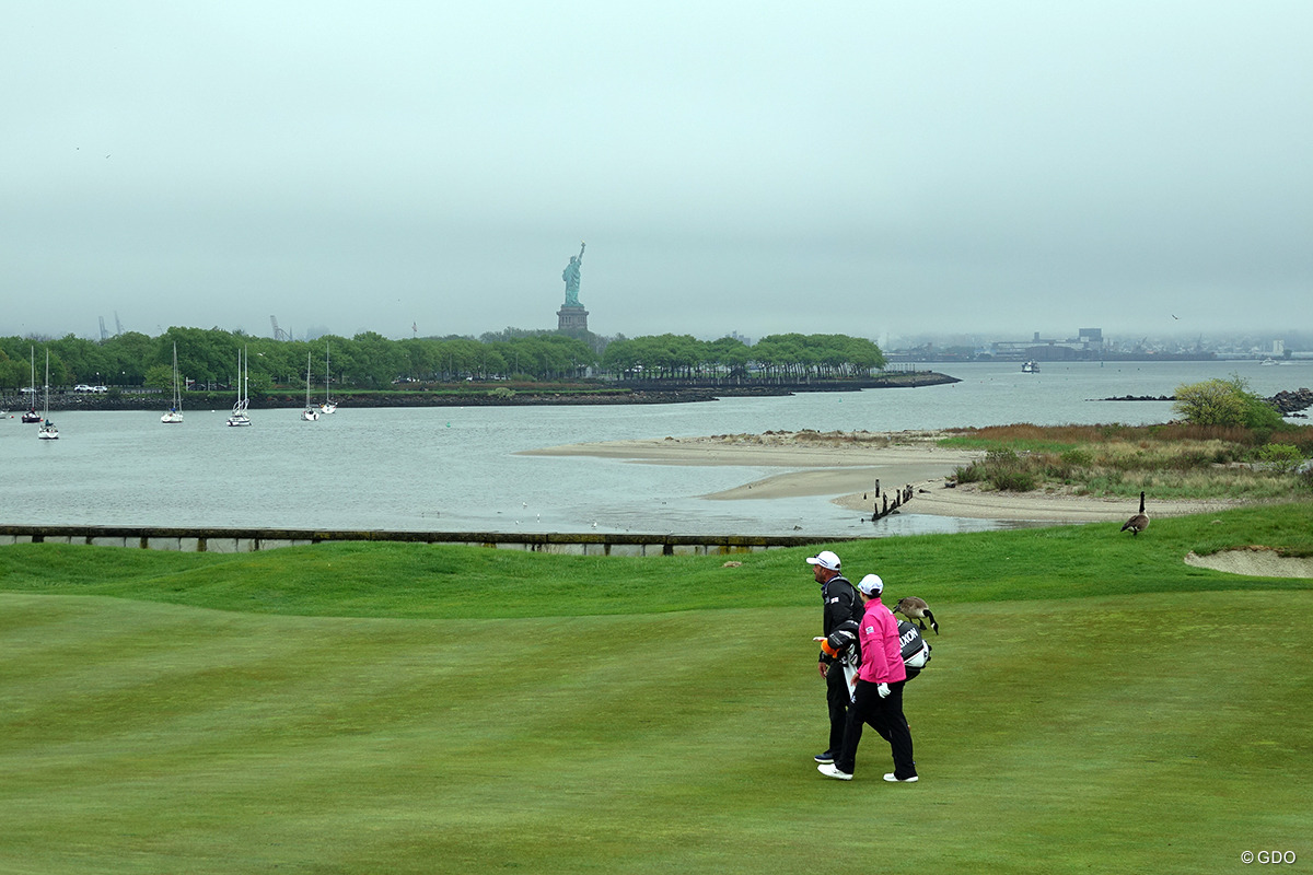 18番から自由の女神が望める