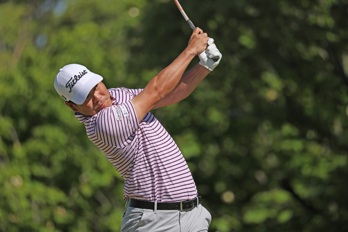 3打差を追いつき首位タイで最終日に入る玉城海伍（大会提供）