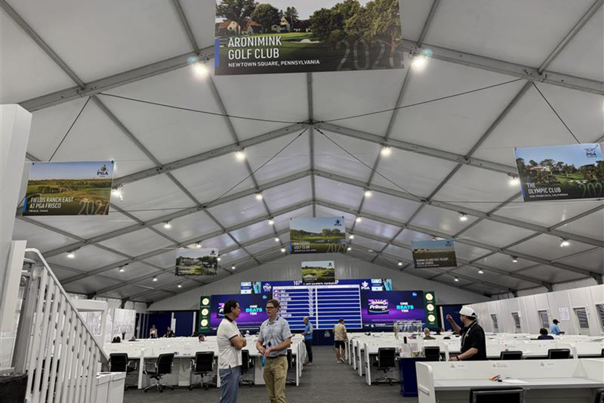 これが全米プロのメディアセンター