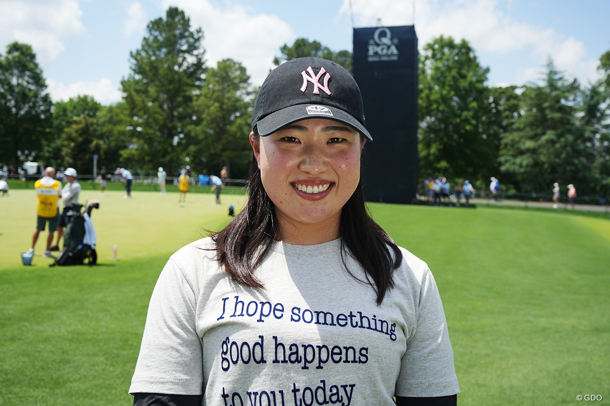 米女子ツアーのルーキー竹田麗央も男子メジャーを初観戦