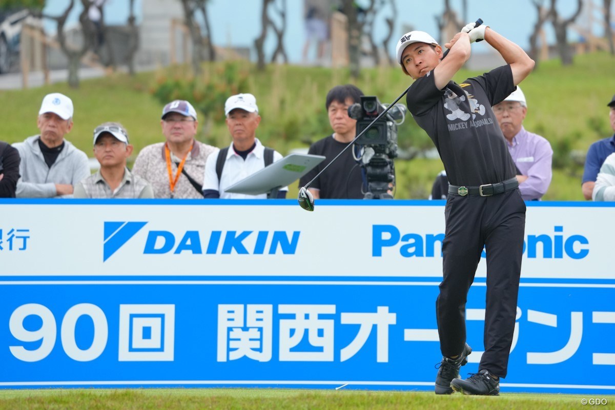 2025年 関西オープンゴルフ選手権競技 2日目 鈴木海斗