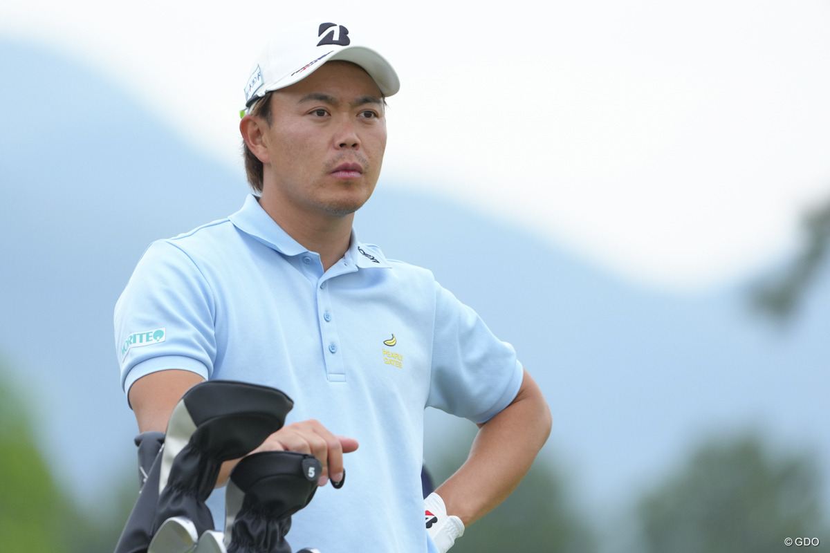 最終9番のOBがもったいなかった。 2025年 関西オープンゴルフ選手権競技 2日目 木下稜介