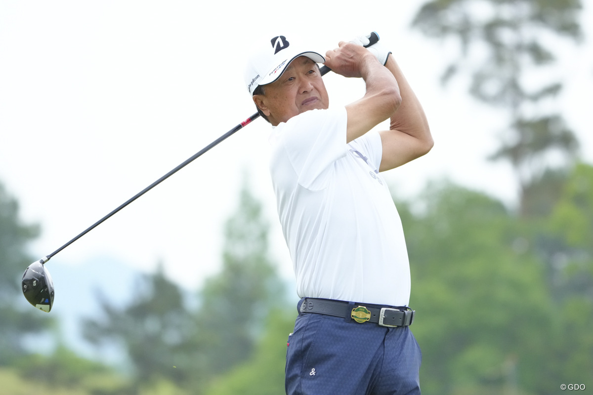 予選通過、エージシュートはならず。 2025年 関西オープンゴルフ選手権競技 2日目 倉本昌弘