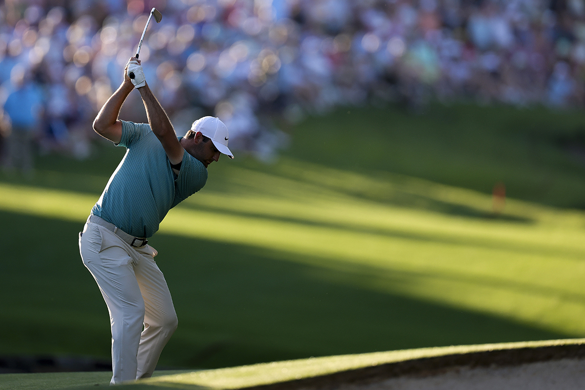 終盤5ホールで5アンダー シェフラーがグリーンマイル制圧でメジャー3