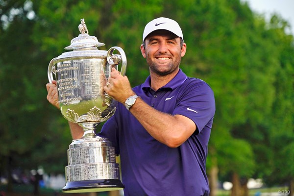 5打差独走で「全米プロ」初優勝を遂げたスコッティ・シェフラー