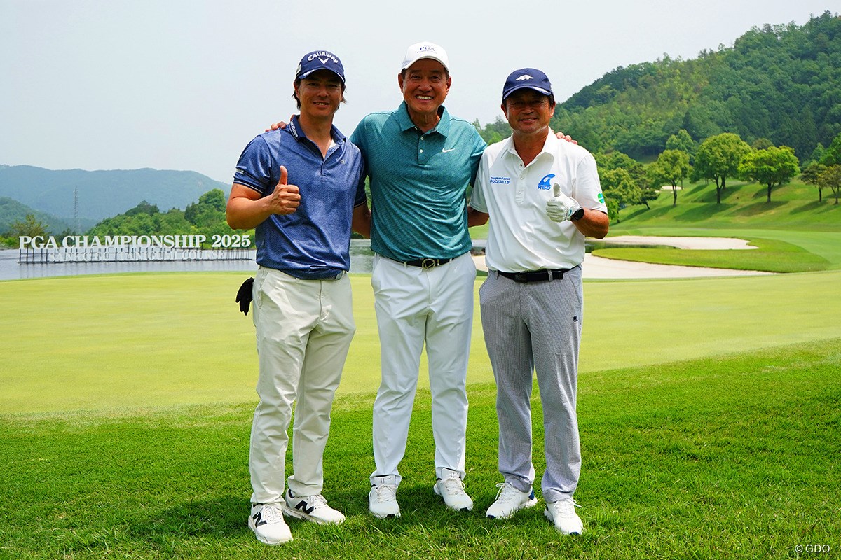 2025年 日本プロゴルフ選手権大会 事前 石川遼 原辰徳さん 横田真一