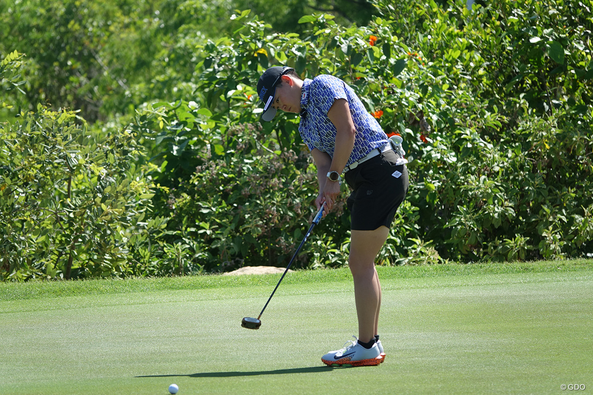 グリーン周りはティフトン交じり