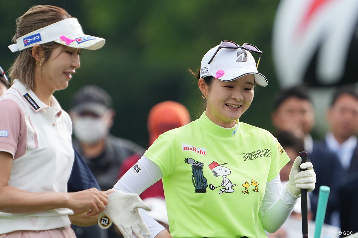 ブリヂストンレディースオープン配布キャップ・川崎春花プロ直筆サイン