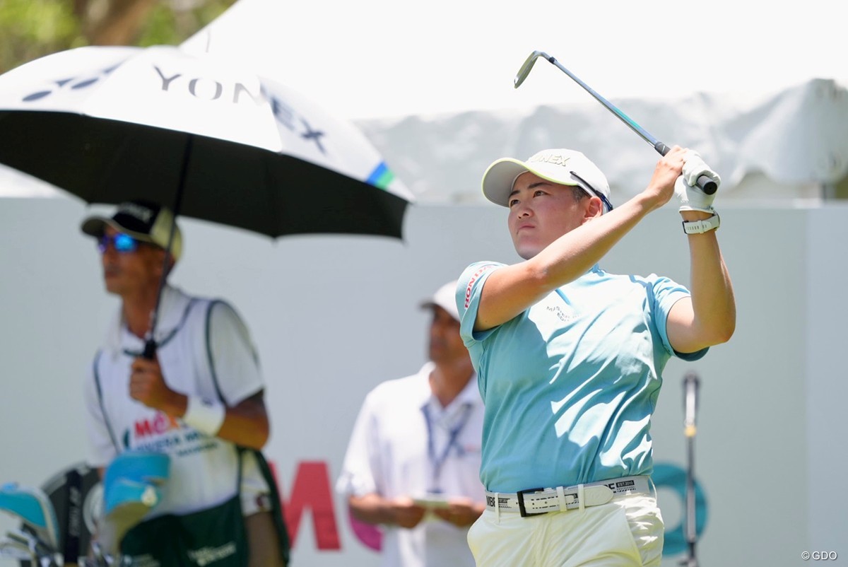 バックナインはボギーなしの3バーディでプレー