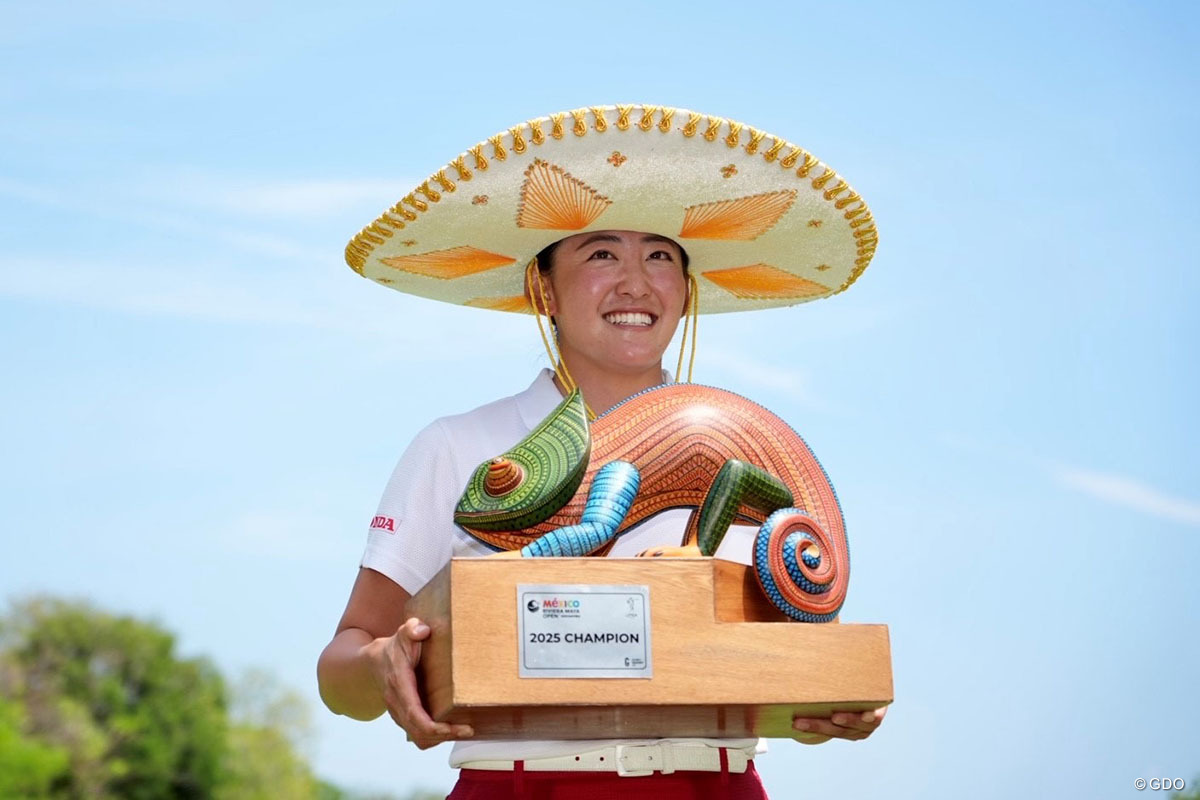 今季米ツアーで日本女子3人目の優勝者になった岩井千怜