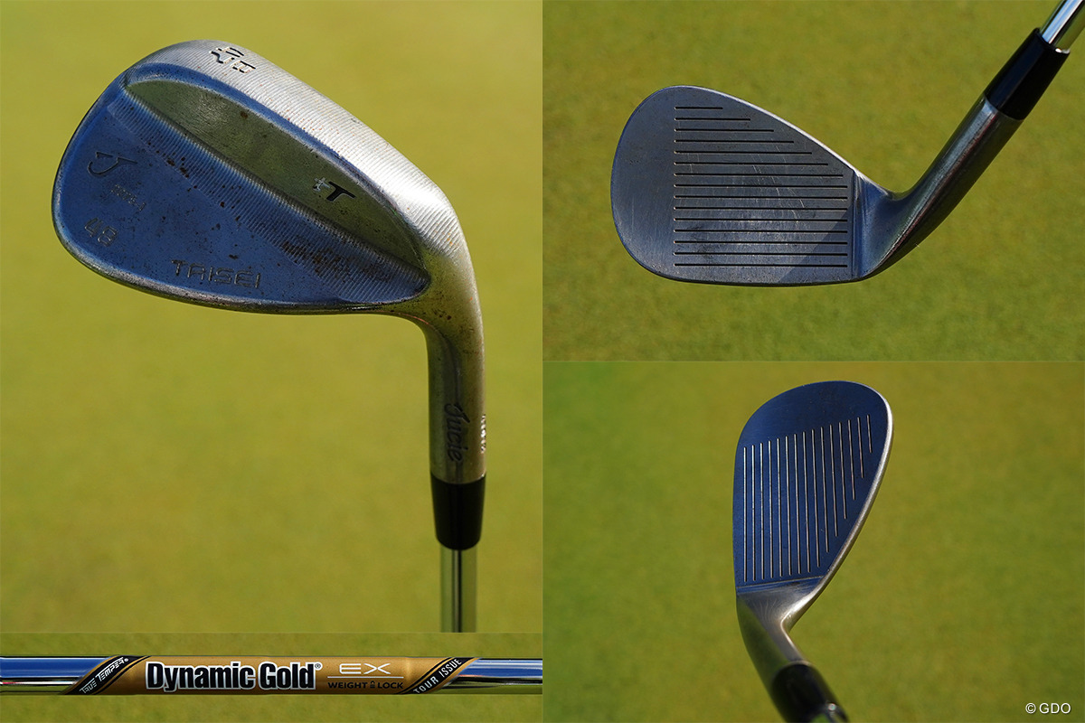 アイアンの流れのPWを入れず、47度からジューシーウェッジ4本体制