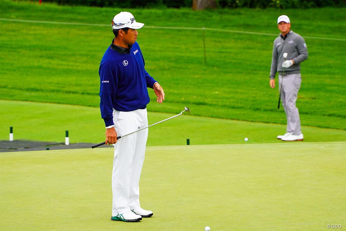 この日は9ホールをプレーした