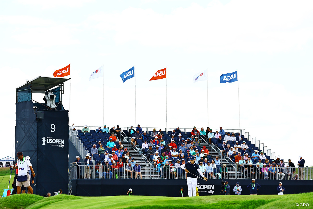 最終9番（パー3）も粘りのパーで崩れなかった