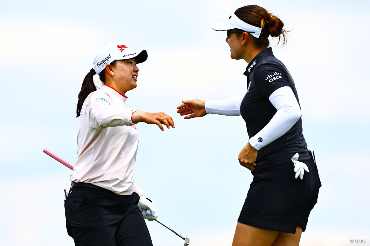 メジャーで米ツアー自身初の首位発進を決めた竹田麗央