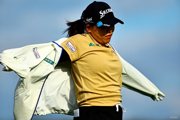 2025年 全米女子オープン presented by アライ 初日 勝みなみ 身体を冷やさないように注意を払ってる