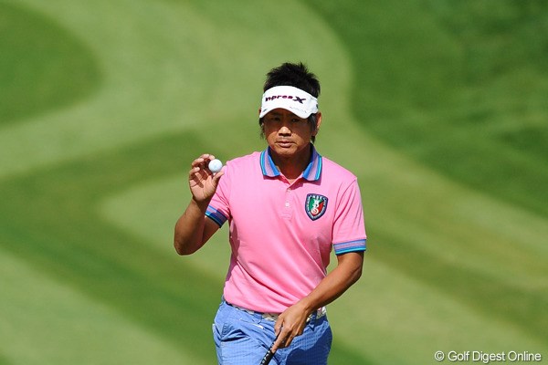 2011年 つるやオープンゴルフトーナメント 初日藤田寛之 藤田寛之は序盤のダブルボギーが響いた。連覇へ向け巻き返しに期待