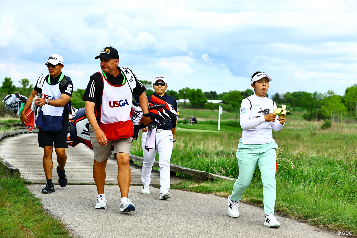 エネルギーチャージ 2025年 全米女子オープン presented by アライ 初日 山下美夢有
