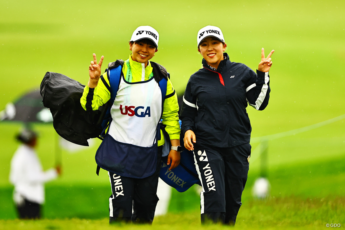 姉妹で難コースに挑む 2025年 全米女子オープン presented by アライ 2日目 池羽陽向
