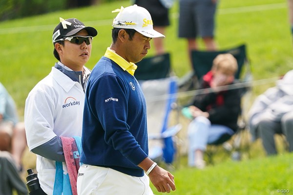 2025年 ザ・メモリアルトーナメント 4日目 松山英樹 首元にテーピングが見え隠れする