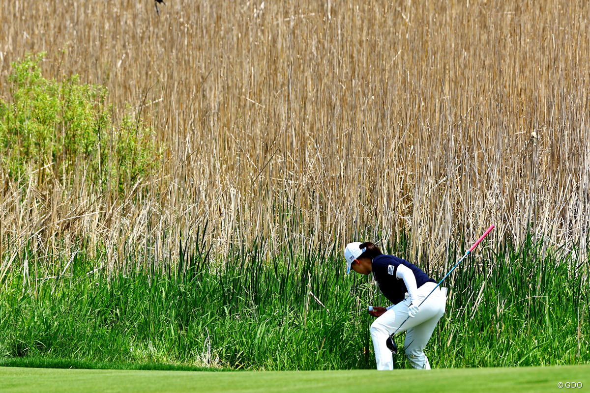 1番はネイティブエリアに曲げた