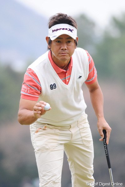 2011年 つるやオープンゴルフトーナメント 2日目 藤田寛之 どや！マスターズ帰りやで！連日の60台なんて簡単なモンやで！