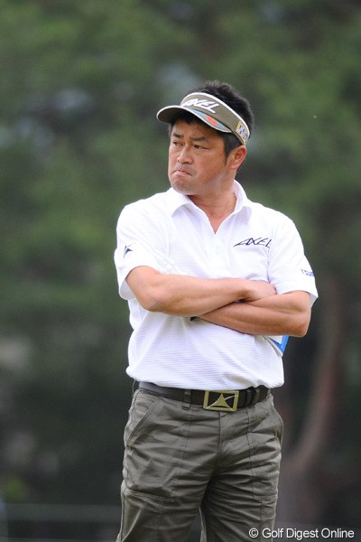 2011年 つるやオープンゴルフトーナメント 2日目 横田真一 どや！大会ホストやで！4アンダーで立派にホスト役を務めたで～！
