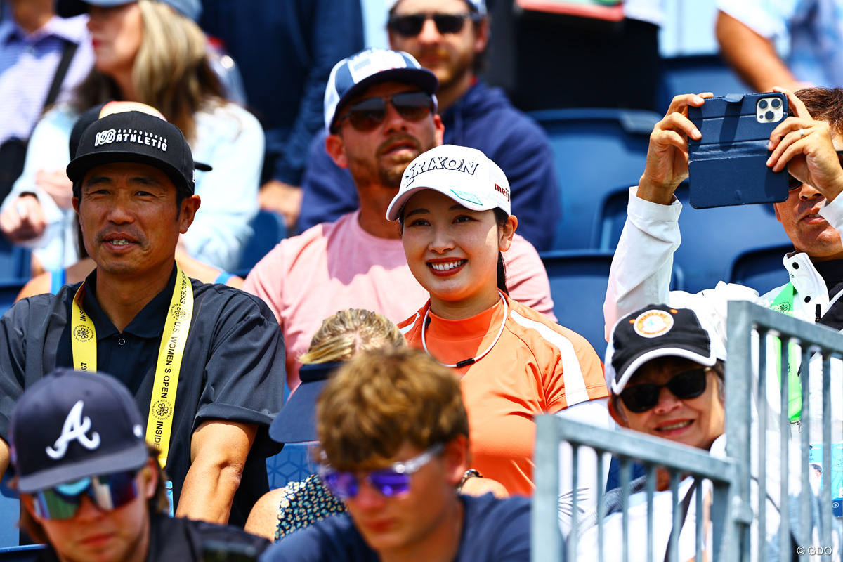 竹田選手の応援に