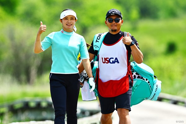 2025年 全米女子オープン presented by アライ 4日目 河本結 キャディさんと難コースに挑んだ