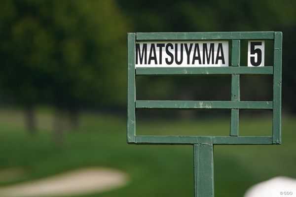 マスターズの会場でも見覚えがある