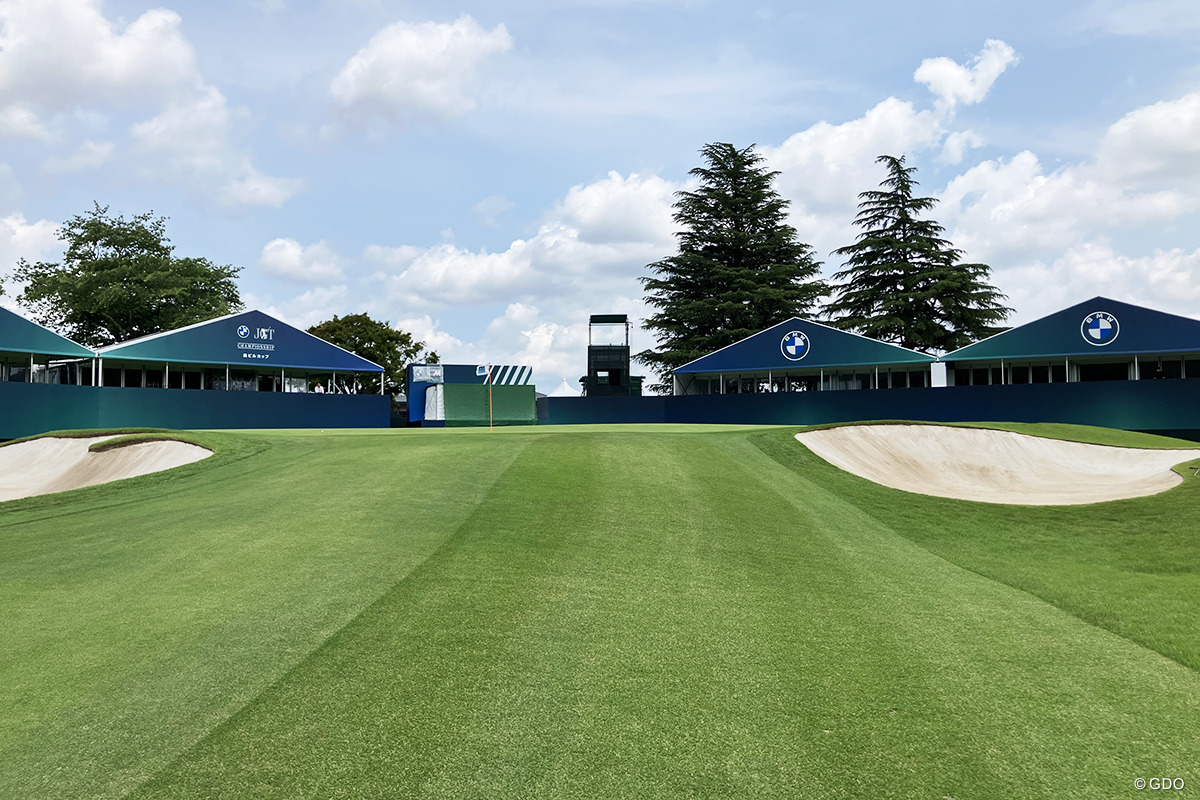 18番の花道も広くなった