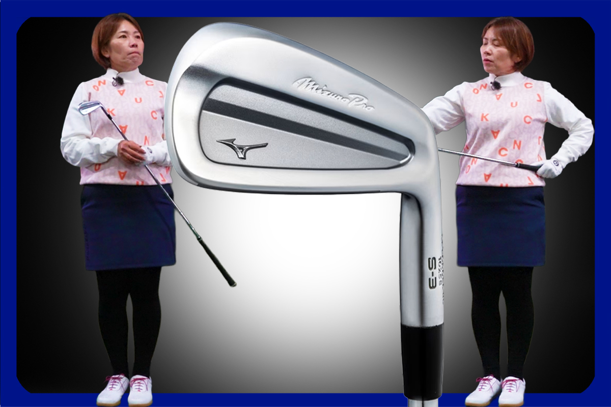 ミズノプロ S-3 アイアンを西川みさとが試打「キレイの“黄金比”ミズノ