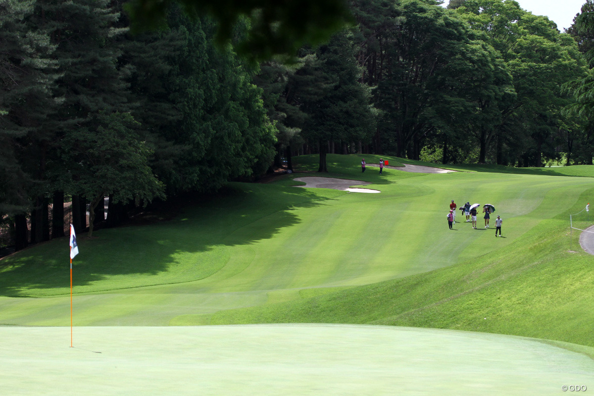 予選ラウンドは距離の長い2打目を強いられる