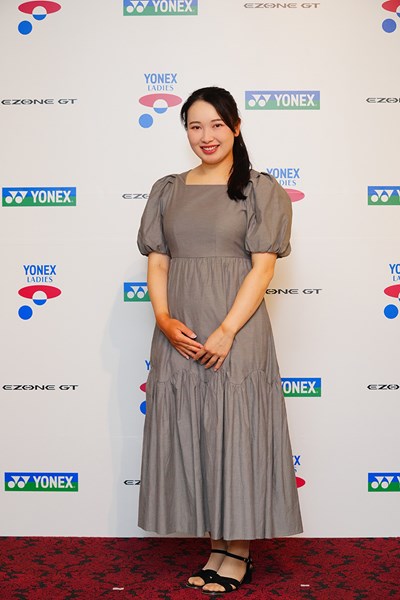2025年 ヨネックスレディスゴルフトーナメント 事前 小祝さくら 前夜祭も笑顔で楽しんだ（提供写真）