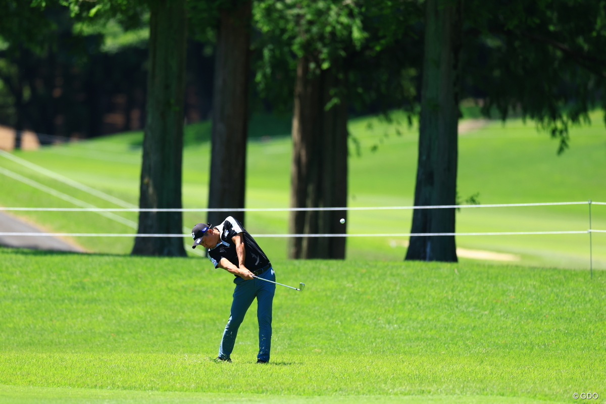 難コースで初日唯一のノーボギー