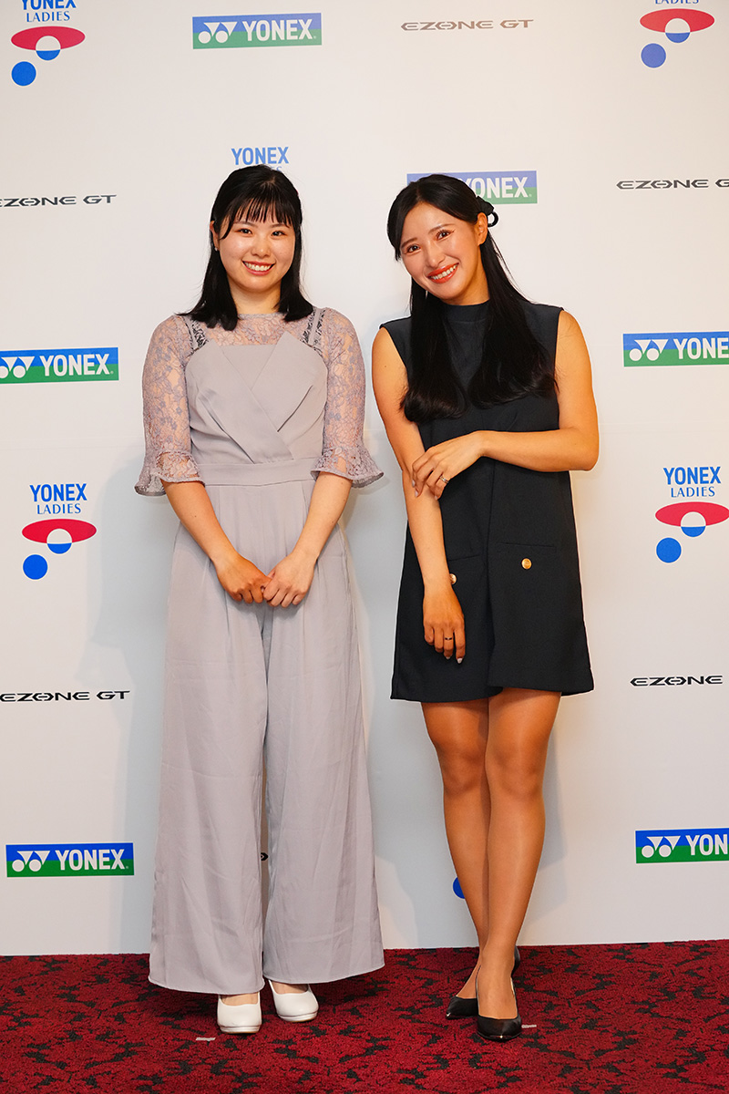 尾関彩美悠と臼井麗香（提供写真） 2025年 ヨネックスレディスゴルフトーナメント 事前 尾関彩美悠 臼井麗香