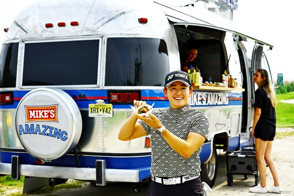 2025年 ショップライトLPGAクラシック 事前 岩井明愛 あら美味しそう