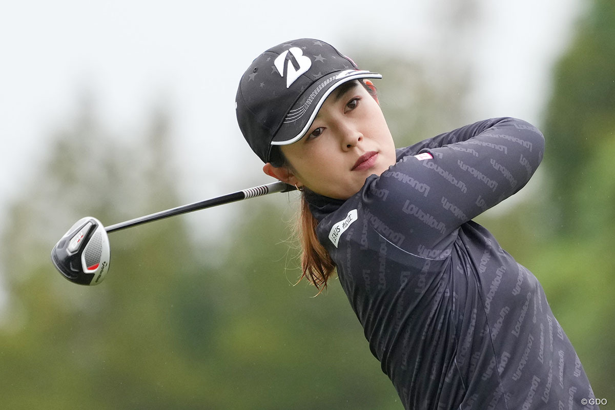 浜崎未来が首位浮上※撮影は2023年「伊藤園レディス」