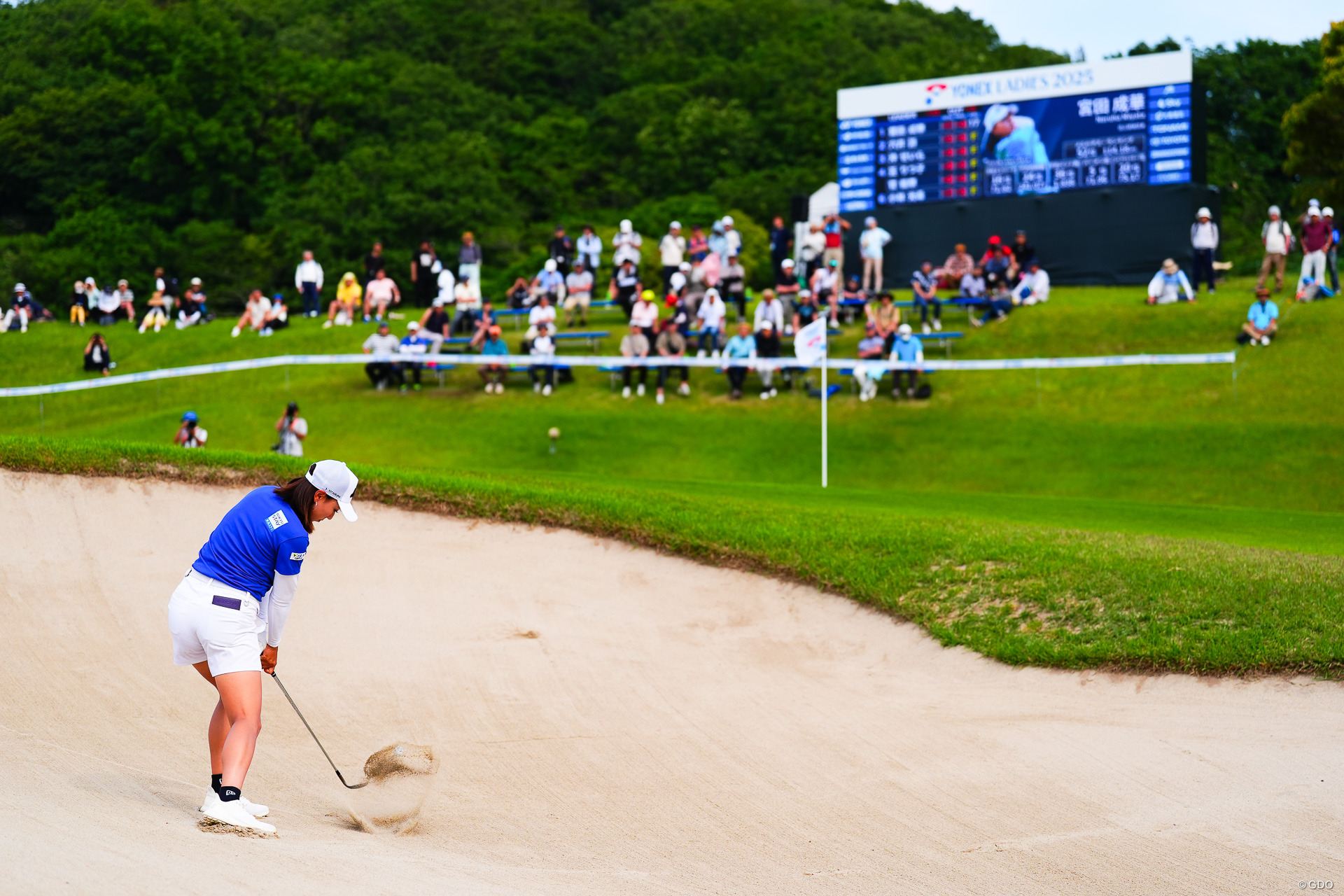 前週は高校の後輩・稲垣那奈子が初優勝
