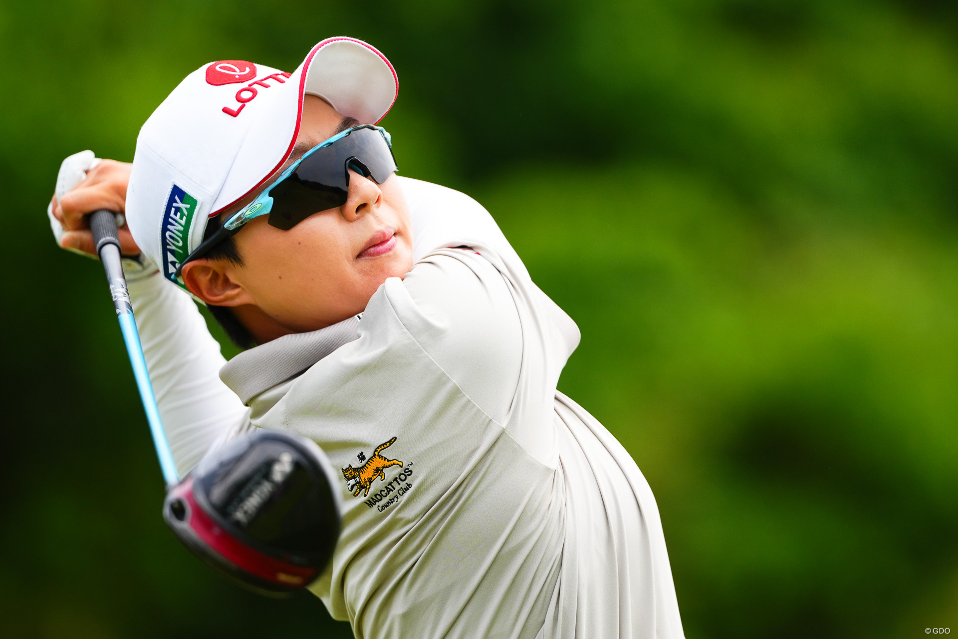 サングラスなしも撮りたかったです 2025年 ヨネックスレディスゴルフトーナメント 3日目 キム・ヒョージュ