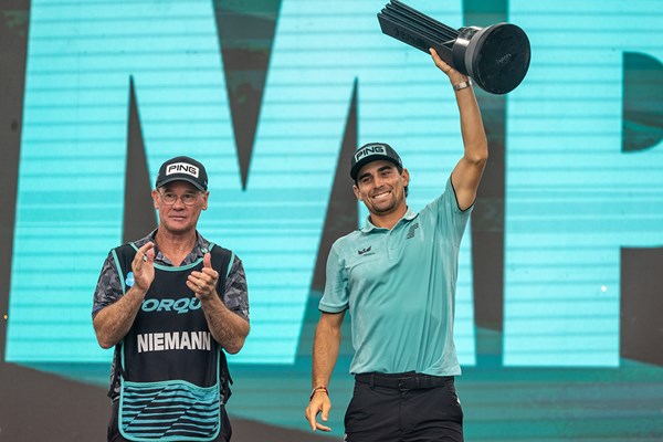 2025年 LIVゴルフ・バージニア  最終日 ホアキン・ニーマン ホアキン・ニーマンは個人戦で今季4勝目を飾った(LIV Golf)