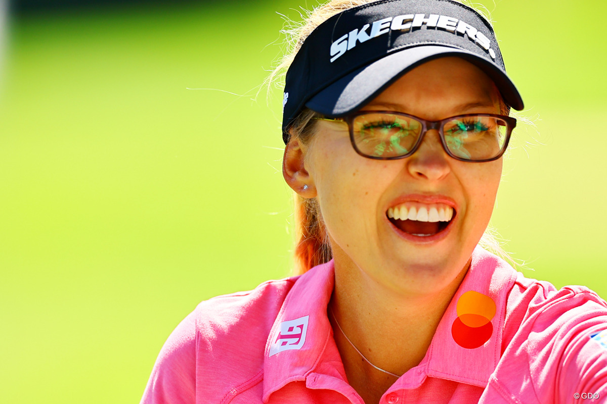 今季初優勝を目指すブルック・ヘンダーソン（写真は24年KPMG全米女子プロ）
