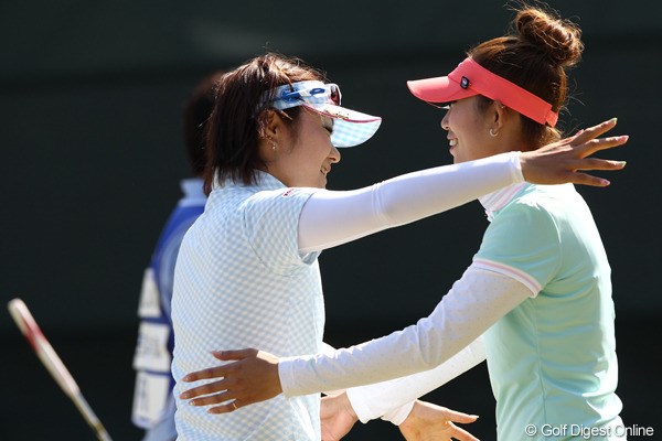 2011年 フジサンケイレディスクラシック 最終日 金田久美子＆藤田幸希