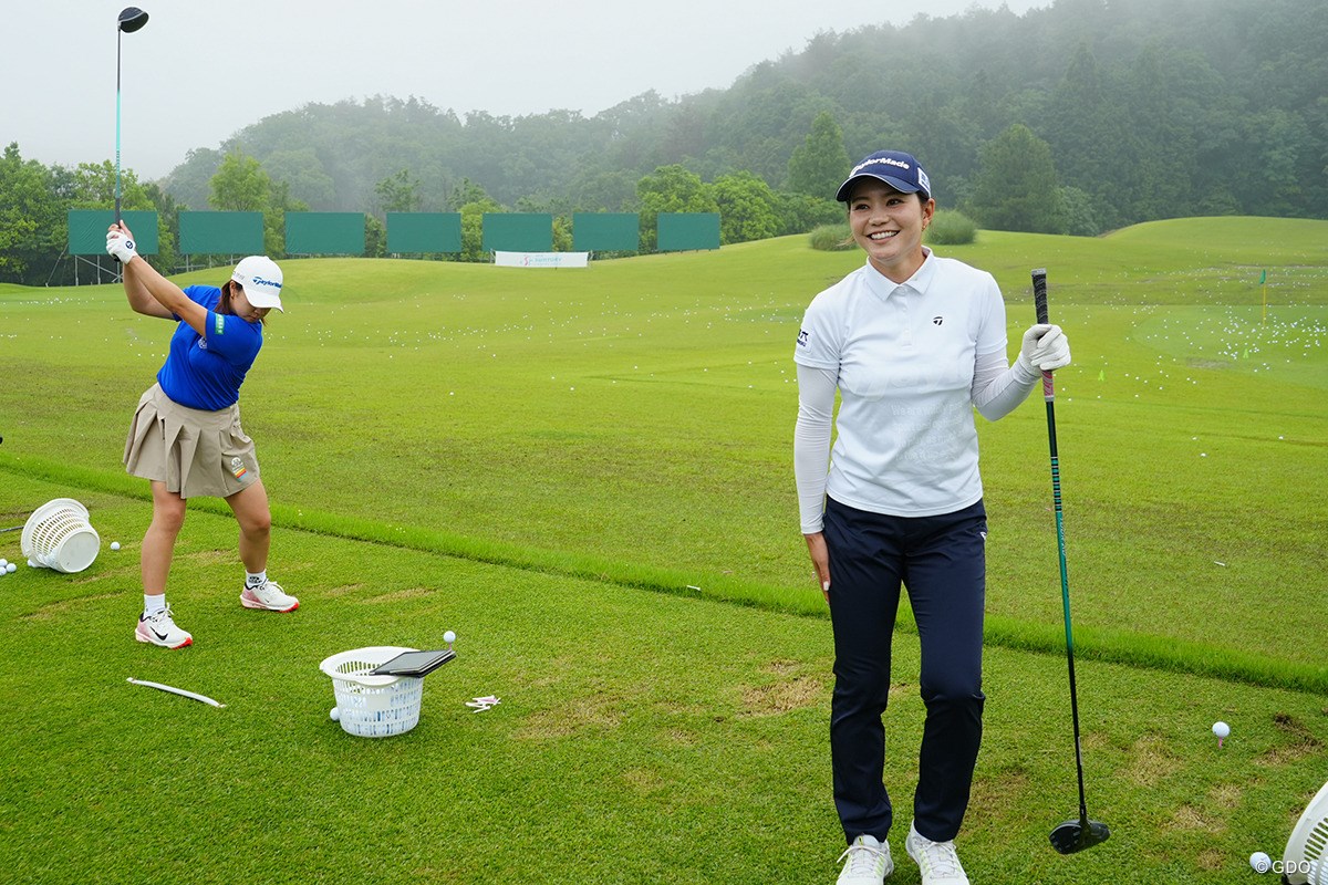 2025年 宮里藍 サントリーレディスオープンゴルフトーナメント 事前 山路晶 泉田琴菜